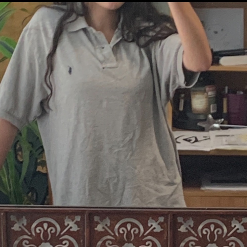 Vintage gray polo by Ralph Lauren